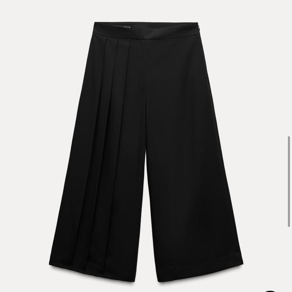 Zara NWT pleated culottes. - Picture 3 of 6